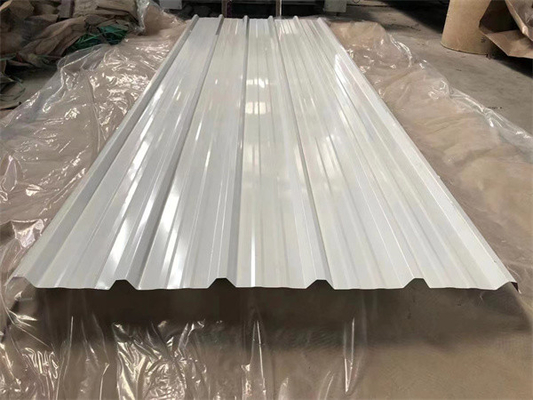 la hoja que cubría revestida del color de 1050m m acanaló el estándar ASTM de la hoja de acero