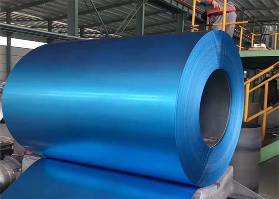 Bobina de acero AZ50 G550 del Galvalume revestido del Al-zn de ASTM A792 0.38m m llena difícilmente